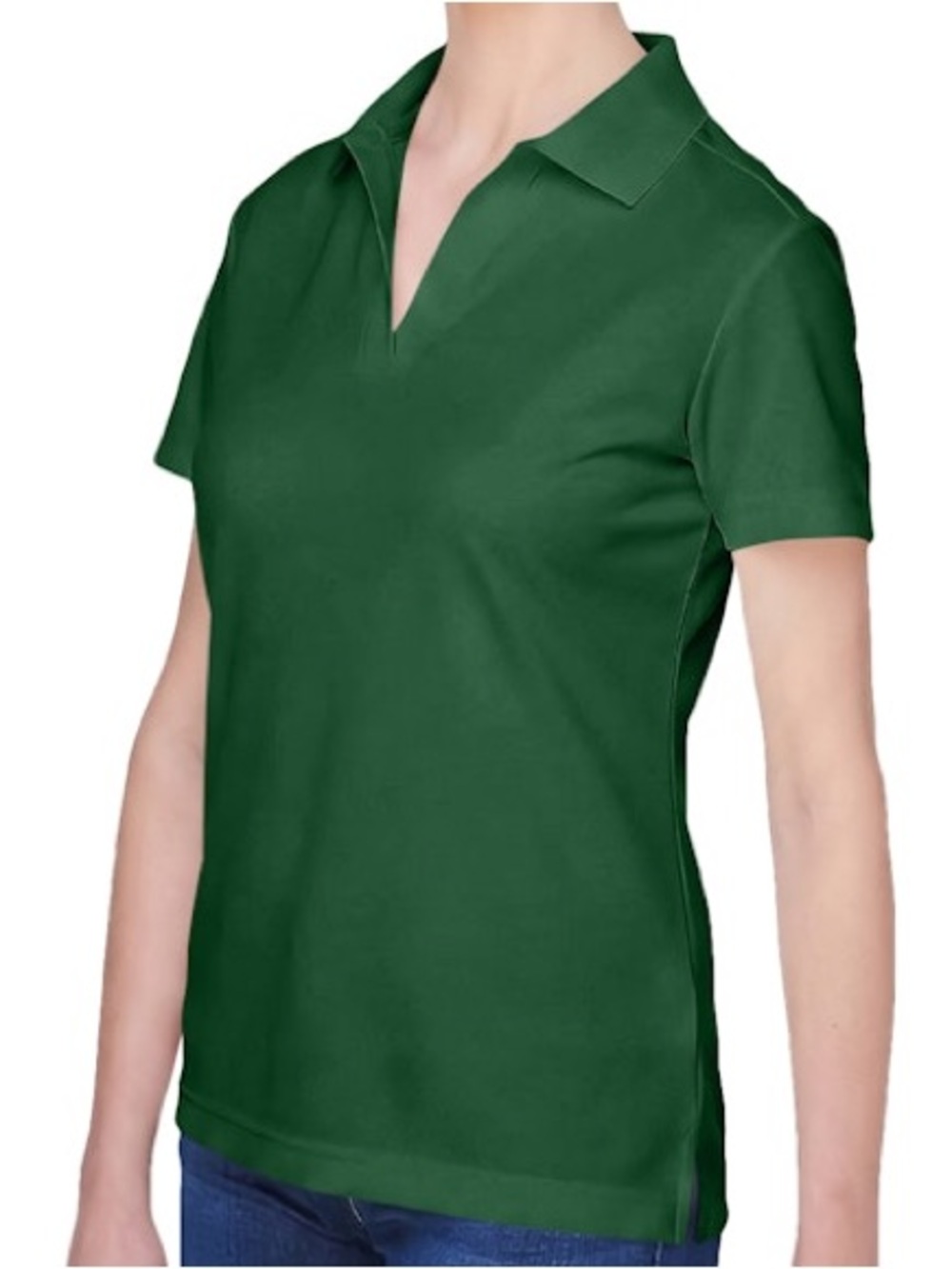 Devon & Jones CrownLux Performance™ Women's Plaited Polo Shirt NWT Size